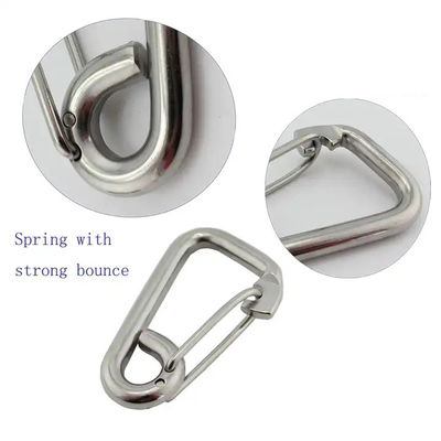 سعر جيد Polished Finish Spring Snap Hook The Ultimate Gear for Hiking and Climbing Adventures الانترنت