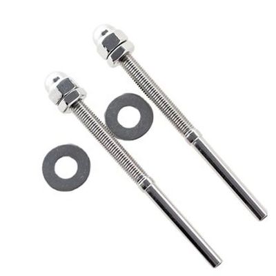 سعر جيد Polished 316 Stainless Steel Cable Railing Swage Threaded Stud Tension End Fitting Terminal for Handrails الانترنت