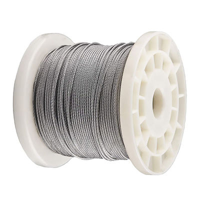 سعر جيد 7x7 Galvanized Steel Aircraft Cable 1.6mm Diameter Wire Rope for Industrial Crane Only الانترنت
