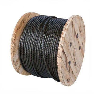 سعر جيد 7x7 1/8' AISI316 أسود أكسيد الحبل من الفولاذ المقاوم للصدأ للأسطوانة الانترنت