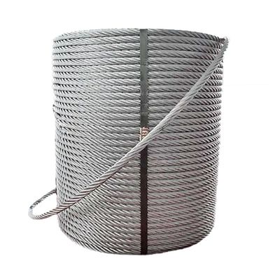 سعر جيد حبل سلك فولاذي معدني 4x19 FC ملمع 4mm 6mm لتطبيقات البناء الانترنت