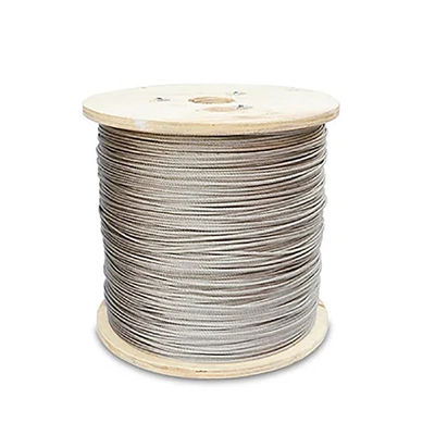 سعر جيد 0.9mm 7 * 4 نوع سلك الفولاذ المغلف للوقت عالية القوة وشرائط النقل الانترنت