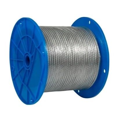 سعر جيد 15xK7 Galvanized Lifting Wire Rope Steel Cable with Impact Resistance and AiSi Standard الانترنت