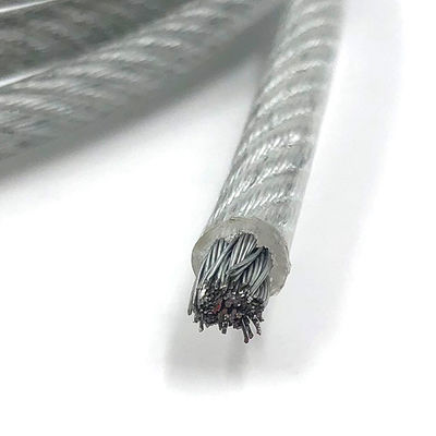 سعر جيد 7x7 PVC مغلفة سلك الفولاذ المغلف للملابس خاصة الصلب الرأس البارد الانترنت