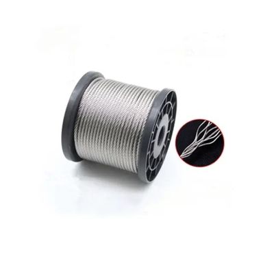 سعر جيد 1x12 7x7 7x19 4mm 5mm 6mm 8mm 10mm A2 A4 304 316 طائرات سلك الفولاذ المقاوم للصدأ الانترنت