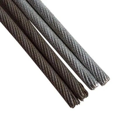 سعر جيد 6x26 6x36 IWRC Galvanized Steel Wire Rope for Bending Service and High Tensile Strength الانترنت