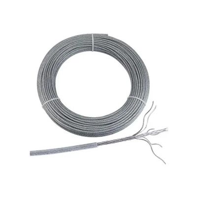 سعر جيد Bending 5mm 48mm Galvanized Steel Cable 6x36 WS IWRC Steel Core Ground Wire Crane Wire Rope الانترنت