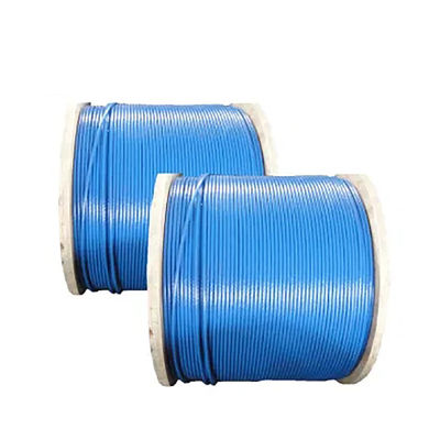 سعر جيد 6x19 FC 6x19 IWS 7x19 حبل سلكي فولاذي مطلي PVC/PP/PE/PA من النوع 316 من الفولاذ المقاوم للصدأ الانترنت