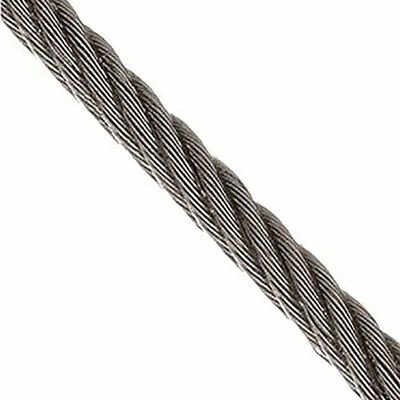 سعر جيد الحبل السلكي من الفولاذ المقاوم للصدأ 6X15 7FC لربط حبل الألياف عالية الجاذبية الانترنت