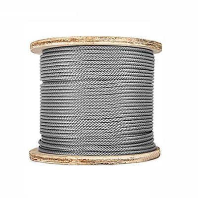 سعر جيد الفولاذ المقاوم للصدأ غير السبائك ACSR ASTM A475 1X19 خيط الفولاذ المقاوم للصدأ خيط السلك المستمر للموصل العلوي الانترنت