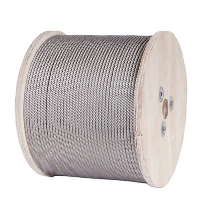 سعر جيد ثنائي 6X7 FC 6X7 IWS 7x7 حبل أسلاك الفولاذ المغلف لرفع / عامة / الصناعة / رافعة الانترنت
