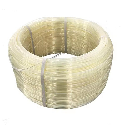 سعر جيد سلك البوليستر 5.0mm أسود PET / سلك البوليستر البلاستيل للدفيئة سلك بولي عالي القوة لدعم الحديقة متصل