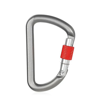 سعر جيد الكارابينر المتسلق من الألومنيوم ذو الشكل D-Spring Snap Hook للأنشطة متعددة الأغراض الانترنت