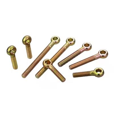 سعر جيد Galvanized Finish M5 M8 M10 DIN444 Carbon Steel Cold Forging Eye Swivel Lifting Eyebolt Fish Eye Bolt الانترنت