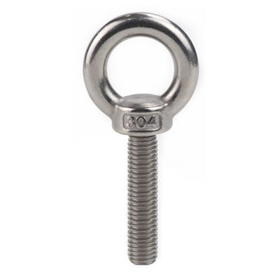سعر جيد Plain Finish Stainless Steel 304/316 Lifting Eye Bolt for Ringing الانترنت