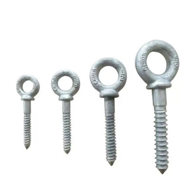 سعر جيد Hot Dipped Galvanized Forged Carbon Steel G275 Screw Eye Bolts For Heavy Industry الانترنت