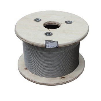 سعر جيد SS304 SS316 حبال الكابل الفولاذية للكابلات غير المقاومة للصدأ المخصصة 6x7/6x19/6x37/1x7/1x19/1x37 متصل