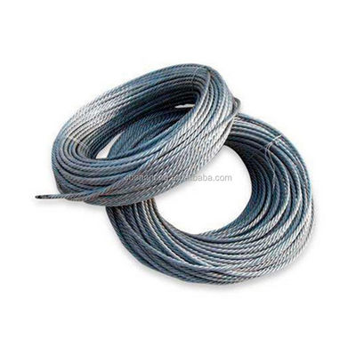 سعر جيد حبل أسلاك الفولاذ المقاوم للصدأ AISI304/316 1.5mm 2mm 3mm 6mm 4.5mm 6mm 28mm 32mm 6x37 للقطر 6-44mm وخدمة المعالجة الانترنت