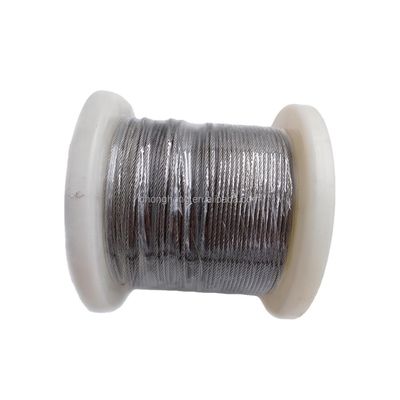سعر جيد 1x7 سلك كابل من فولاذ المقاوم للصدأ سلك من الفولاذ المقاوم للصدأ 1.5mm 2mm 3mm 4mm محتوى Si % 0.1 AISI304 AISI316 الانترنت