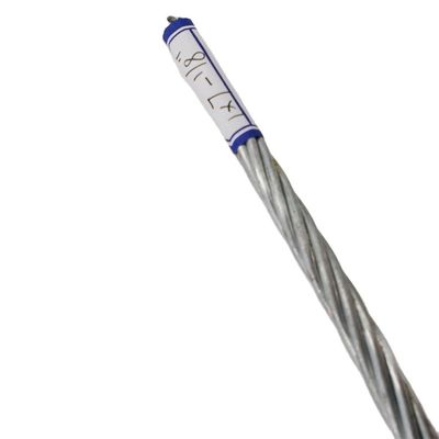سعر جيد سلك تثبيت قياسي ASTM A 475 من 1/8 بوصة إلى 5/8 بوصة، 1x19/1x7، من الفولاذ المجلفن، للوازم ومشاريع البناء الانترنت