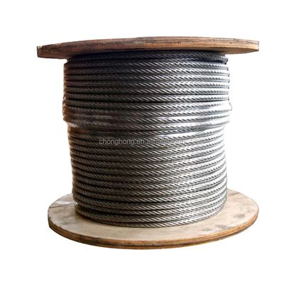 سعر جيد حبل سلكي من الفولاذ المقاوم للصدأ 6x7 / 6x19 / 6x37 / 6x12 / 6x24 للرافعة / الرافعة / البحرية قوة فائقة ومقاومة للتآكل الانترنت