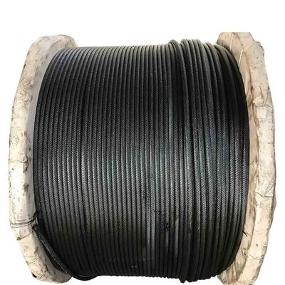 سعر جيد 26mm 6x37 FC حبل سلكي حبل الفولاذ غير المقاوم للزيت الأسود الانترنت