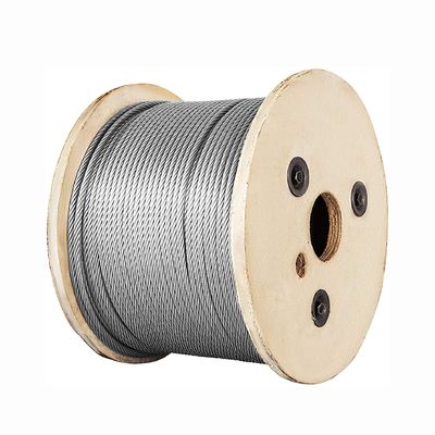 سعر جيد 1x19 بناء AiSi قياسي 316 كابل من الفولاذ المقاوم للصدأ حبل سلكي فولاذي 1/8 بوصة للدرابزين والتزيين الانترنت