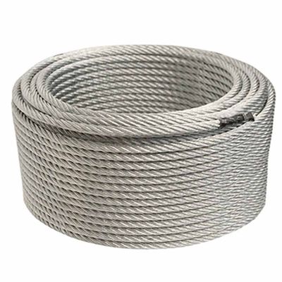 سعر جيد حبل أسلاك فولاذي 6X24 7FC مع قوة الشد 1570MPa 2160MPa الانترنت