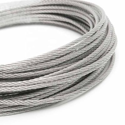 سعر جيد 6X24 7FC حبل أسلاك الفولاذ المغلف لصيد الأسماك 16mm-90mm الهيكل القطر الانترنت