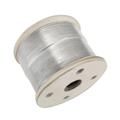 سعر جيد مقاومة التآكل العالية 7x7 1.5mm 2mm PVC مغلفة سلك الفولاذ المقاوم للصدأ للرفع والإعداد 1570MPa 2160MPa الانترنت
