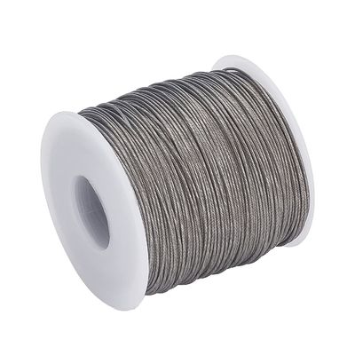 سعر جيد 200ft 304 سلك الفولاذ المقاوم للصدأ سلك الحبل قوة السلك للملابس سلك خط الأسلاك الحديقة الخارجية صناعة السلك سلك 0.8mm الانترنت
