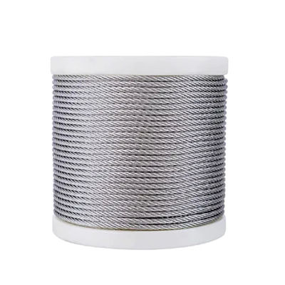 سعر جيد High Strength Non-Alloy Stainless Steel Wire Rope 8mm 9mm 10mm 6X12 7FC 6X24 FC 6X19 FC 6X37 FC for Winch الانترنت