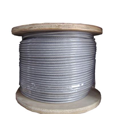 سعر جيد حبل سلكي فولاذي معدني مغلف بـ PVC غير مصفوف بالسبائك لمشاريع البناء الصناعي الطويل الأمد الانترنت
