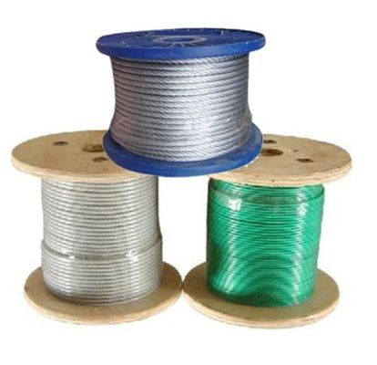 سعر جيد البناء غير السبائك PVC مغلفة الحبل الحديدي المسموم مع قوة سحب قوية الانترنت