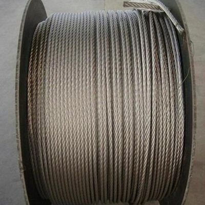سعر جيد كابل Inoc 6x19 FC حبال كابل الفولاذ 6mm 8mm حبل أسلاك الفولاذ المقاوم للصدأ مع تسامح البناء ± 1٪ الانترنت