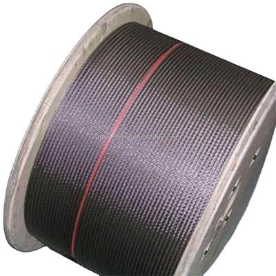 سعر جيد كابل سلك حبل فولاذي حبال 6 × 7 FC كابل Inox 3mm 4mm 5mm من الفولاذ المقاوم للصدأ A2 A4 6*7 FC طول الحبل السلكي حسب طلبك الانترنت