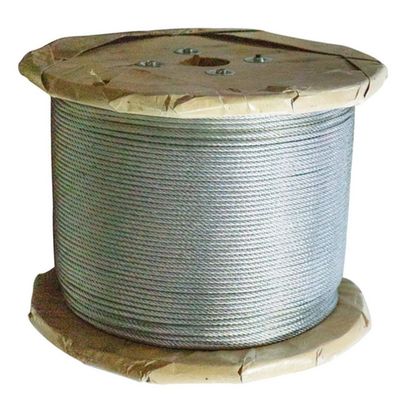سعر جيد حبال كابل فولاذي مجلفن غير سبائكي 1/16 بوصة بطول 500 متر، كابل طائرات في حبل سلكي 6x7 FC لخدمة المعالجة الأخرى الانترنت