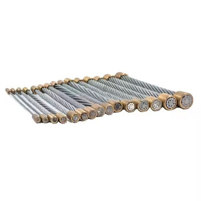 سعر جيد 1x7 1x19 سلك الفولاذ المغلف بالزنك مع ± 1٪ التسامح ومواد الفولاذ الكربوني الانترنت