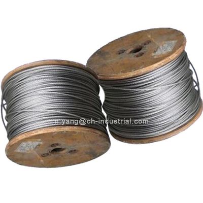 سعر جيد كابل فولاذي 7x7 500ft مع الحبل الفولاذي الأساسي الحبل الفولاذي 1/16 