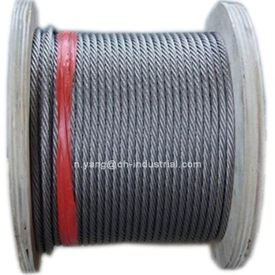 سعر جيد حبل سلكي 6x12 7FC 8 مم من الفولاذ المجلفن للظروف القاسية الانترنت