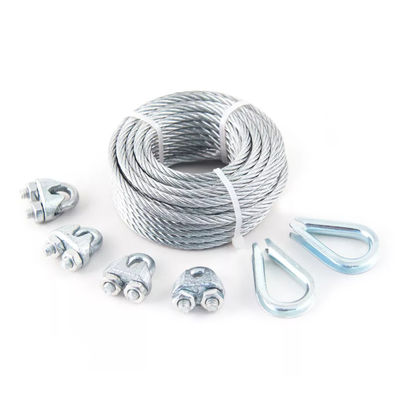 سعر جيد Type 316 Stainless Steel SS Cable Deck Railing Hardware Kits System 1/8 Inch Steel Cable Rope Wire T316 7x7 Wire Rope الانترنت