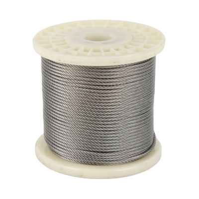 سعر جيد SS Cable A2 A4 Steel Cable Ropes 1x3 1x7 1x19 1x37 6x7 7x7 7x19 Inox Cable AISI304 304L 316 316L Type Of Core Steel Core الانترنت