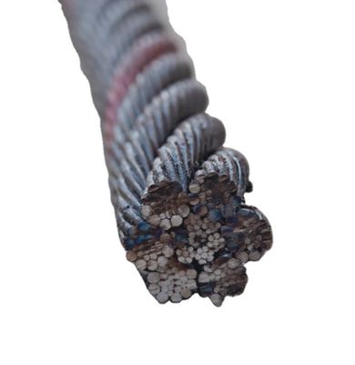 سعر جيد 400ft سميكة سلك الفولاذ المقاوم للصدأ 7x19 خيط سلكي حبل للحديقة سلك زيب خط سطح السطح الحاجز 1/4 
