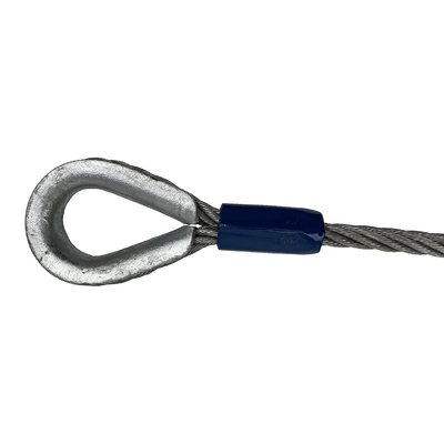 سعر جيد Factory Price Tower Crane Wire Rope Sling 1770 Galvanized Carbon Steel Iwrc Wire Rope Sling 6*37 Sling الانترنت