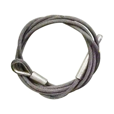 سعر جيد 6X36WS-IWRC Core GSWR Galvanized Steel Wire Rope Lifting Sling with Thimble on Both Ends الانترنت