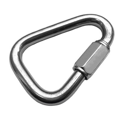 سعر جيد Polished Stainless Steel Delta Shaped Quick Link SS304 SS316 for Various Applications الانترنت