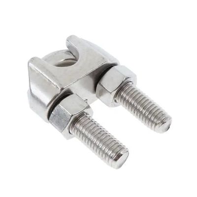 سعر جيد Adjustable Stainless Steel Wire Rope Clamp Electro Galvanized For Metal Riggings الانترنت