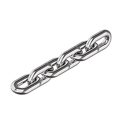 سعر جيد Silver Stainless Steel Chain DIN766 Link Chain for Lifting Hardware Standard DIN766 الانترنت