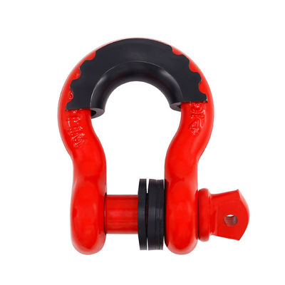 سعر جيد Galvanized Heavy Duty Tow Hook High Strength Bolt Type Bow Shackle with Screw Pin الانترنت