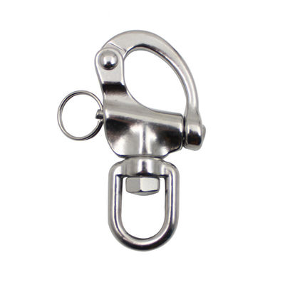 سعر جيد Marine Grade Stainless Steel Swivel Snap Shackle with Polished Surface and Durability الانترنت